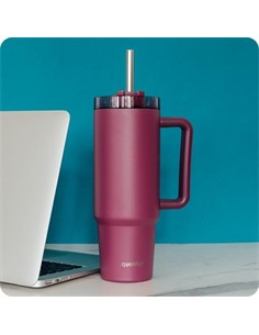QUOKKA Termo Stream Burgundy 950Ml 8H Caliente/16h Frio/48H Hielo