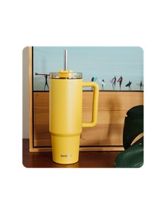 QUOKKA Termo Stream Amarillo Saffron 950Ml 8H Caliente/16h Frio/48H Hielo