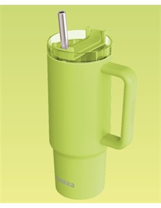 QUOKKA Termo Stream Verde Manzana 950Ml 8H Caliente/16h Frio/48H Hielo