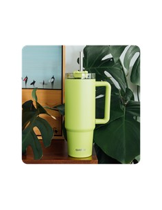 QUOKKA Termo Stream Verde Manzana 950Ml 8H Caliente/16h Frio/48H Hielo