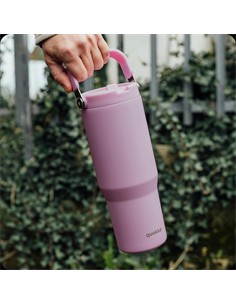QUOKKA Termo Cool Con Asa Blossom  Rosa 860Ml 6h Caliente/18h Frio/48 Hielo