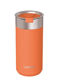 QUOKKA Termo Boost COn Infusionador 400Ml Naranja Papaya 4h Caliente/10h Frio/24h Hielo