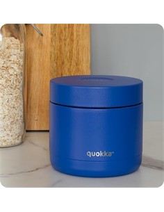 QUOKKA Termo Para Comida 600Ml Whim Dusk Azul 6h Caliente/8h Frio