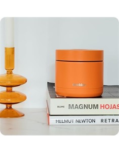 QUOKKA Termo Para Comida 600Ml Whim Papaya Naranja 6h Caliente/8h Frio