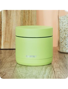 QUOKKA Termo Para Comida 600Ml Whim Verde Manzana 6h Caliente/8h Frio