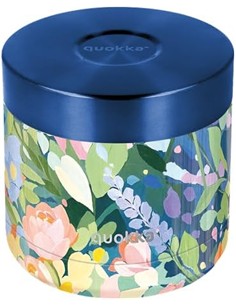 QUOKKA Termo Para Comida 600Ml Whim Floral Party 6h Caliente/8h Frio