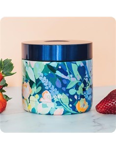 QUOKKA Termo Para Comida 600Ml Whim Floral Party 6h Caliente/8h Frio