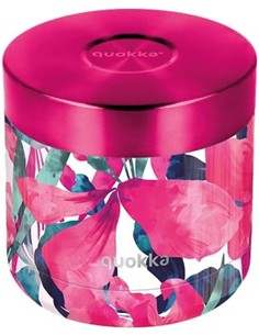QUOKKA Termo Para Comida 600Ml Whim Rosa Bloom 6h Caliente/8h Frio