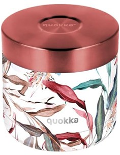QUOKKA Termo Para Comida 600Ml Whim Bouquet 6h Caliente/8h Frio