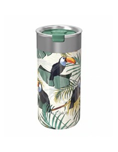 QUOKKA Termo Boost Con Infusionador 400Ml Tropical 4h Caliente/10h Frio/24h Hielo