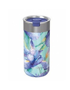 QUOKKA Termo Boost Con Infusionador 400Ml Azul Irises 4h Caliente/10h Frio/24h Hielo