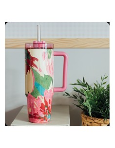 QUOKKA Termo Stream Rosa FLambel 950Ml 8H Caliente/16h Frio/48H Hielo