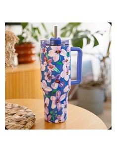 QUOKKA Termo Stream Flower Dusk 1200Ml 8H Caliente/16h Frio/48H Hielo
