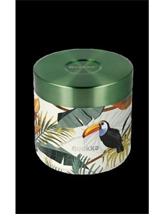 QUOKKA Termo Para Comida 600Ml Tropical 6h Calor/ 8h Frio