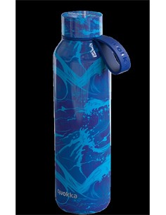 QUOKKA Botella Termo De Acero Con Colgador Waves 12H Caliente/18H Frio/48H Hielo