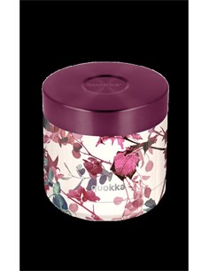 QUOKKA Termo Para Comida 600Ml Whim Tree Branches 6h Caliente/8h Frio
