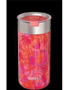 QUOKKA Termo Boost Con Infusionador 400Ml Coral Garden 4h Caliente/10h Frio/24h Hielo