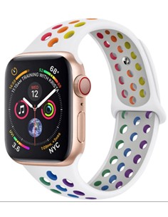 DEVIA Correa Sport Apple Watch 42/44/45/49mm RainbowDSTWBS244RW