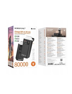 BOROFONE Bateria Externa Portatil 80000Mah BJ65B