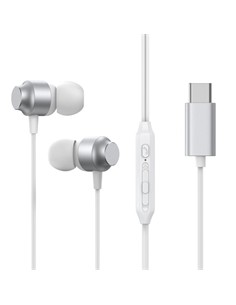 JOYROOM Aurciular Con Microfono JR-EC06 Hd Con Cable Y Conector Tipo C Blanco