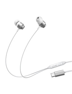 JOYROOM Aurciular Con Microfono JR-EC06 Hd Con Cable Y Conector Tipo C Blanco