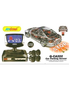 ANDOWL 4 Sensor de Aparcamiento Para Coche Q-CA202