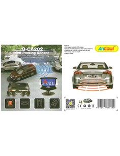 ANDOWL 4 Sensor de Aparcamiento Para Coche Q-CA202