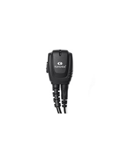KOMUNICA Micro Auricular PWR-23-STP-9000 Con Cable Rizado Negro Para SEPURA