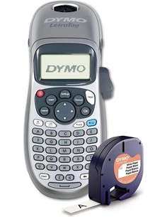 DYMO Etiquetadora Roturaldora Letratag 100H Incluye 4 PIlas+ Cinta Blanca 12mmx4mm