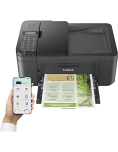 CANON Impresora Multifuncion 4 En 1 PIXMA TR4755i Negra Escaner,Copiadora Wifi