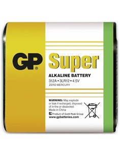 GP Pila Petaca Alkalina 3LR12 4.5V