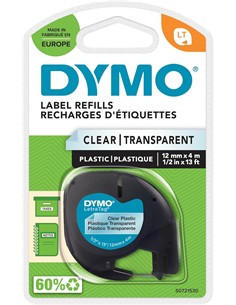 DYMO Cinta Etiquetadora Transparente 12x4mm S0721530