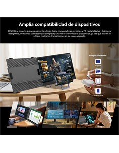 BLACKVIEW Monitor Portatil 15.3" SCM8 FHD 300cd/m2 FHD 60HZ  (Dual Screen)