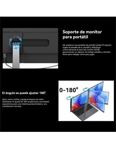 BLACKVIEW Monitor Portatil 15.3" SCM8 FHD 300cd/m2 FHD 60HZ  (Dual Screen)