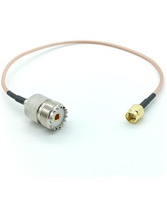 Cable de Extension Coaxial RG-316 SMA/M A PL/H 0.25cm