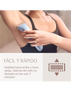 PHILIPS Afeitador De Piernas Y Axilas Lady Shave BRL127/00  Seco/Mojado Recargable