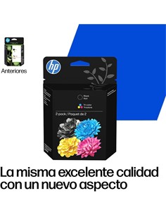 HP Pack de 2 Tintas 302 + 304 Negra Y Color B82L1AELS1