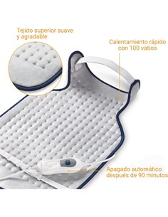 MEDISANA Almohadilla Electrica Para Cuello y Esplada HP 460 Lavable 100W