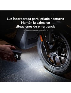 XIAOMI Mijia Electric Air Compresor Portatil Compact Para Neumaticos Con Linterna MJBXCQBQW