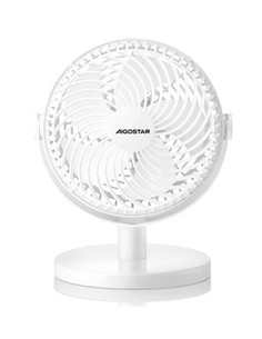 AIGOSTAR Ventilador Sobremesa ZEPHYR B30101LTI 3W 2 Velocidades Usb 5V