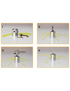 BLIM POWER TOOLS BL0497 CABEZAL UNIVERSAL DE ALUMINIO PARA DESBROZADORAS CON HILO BLIM 1