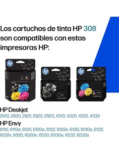 HP Tinta 308 Negro