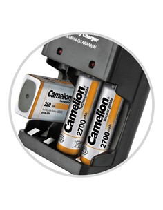CAMELION Cargador Baterias AA/AAA/9V BC-0904SM