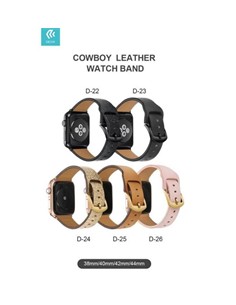 DEVIA Correa Cowboy Apple Watch 42/44mm Negro 339424