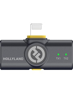 HOLLYLAND Microfono  Inalambrico DUO De Solapa Conector Lightning LARK M2