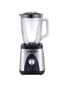 MUVIP Batidora Vaso de Cristal Inox 1.5L 1800W Pica Hielo MV0651 2 Velocidades
