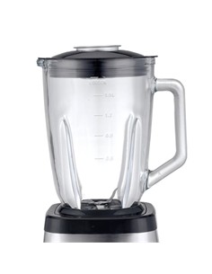 MUVIP Batidora Vaso de Cristal Inox 1.5L 1800W Pica Hielo MV0651 2 Velocidades