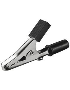 NIMO Pinza Cocodrilo Banana 4mm Negro CON607