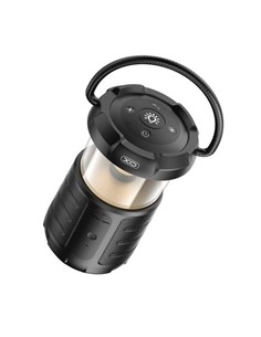 XO XOF49BK ALTAVOZ BLUETOOTH 15W CON LAMPARA CAMPING F49 NEGRO 1