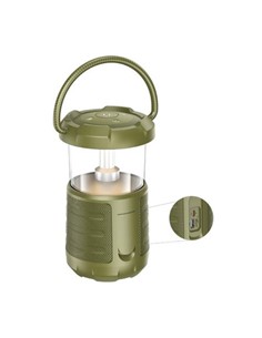 XO XOF49GR ALTAVOZ BLUETOOTH 15W CON LAMPARA CAMPING F49 VERDE 1